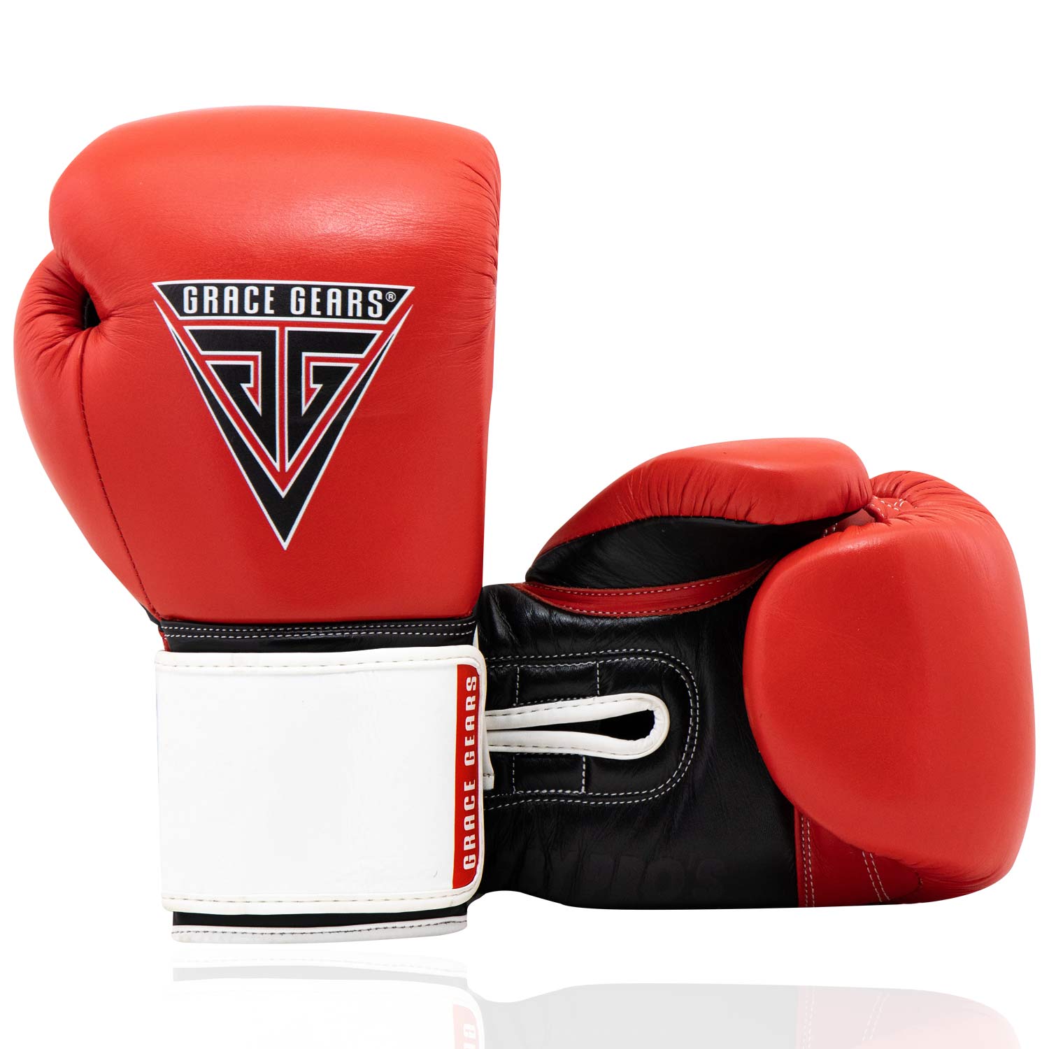 Elite Gloves Red Black White