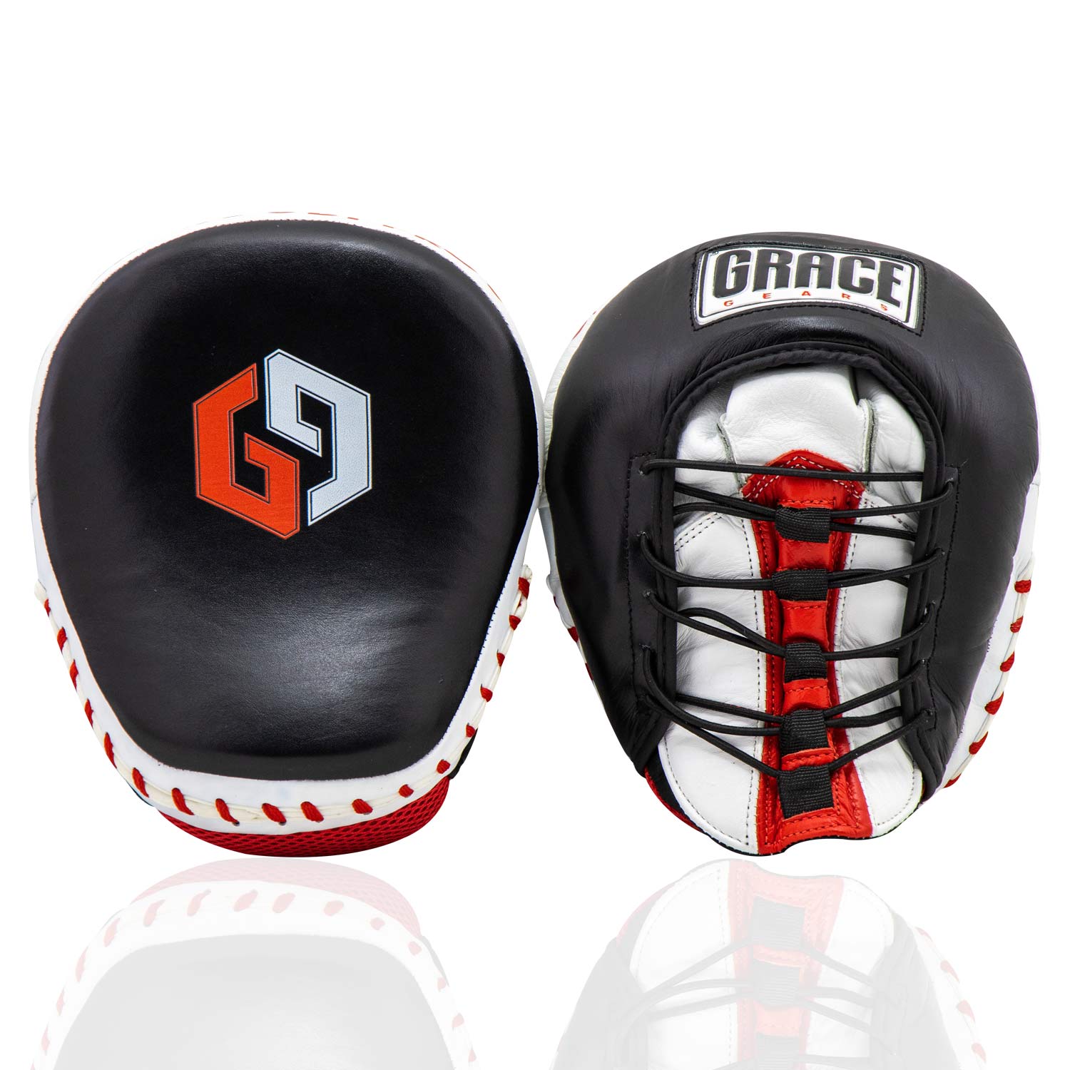 Focus Punch Mitt Revolution Black White Red Medium