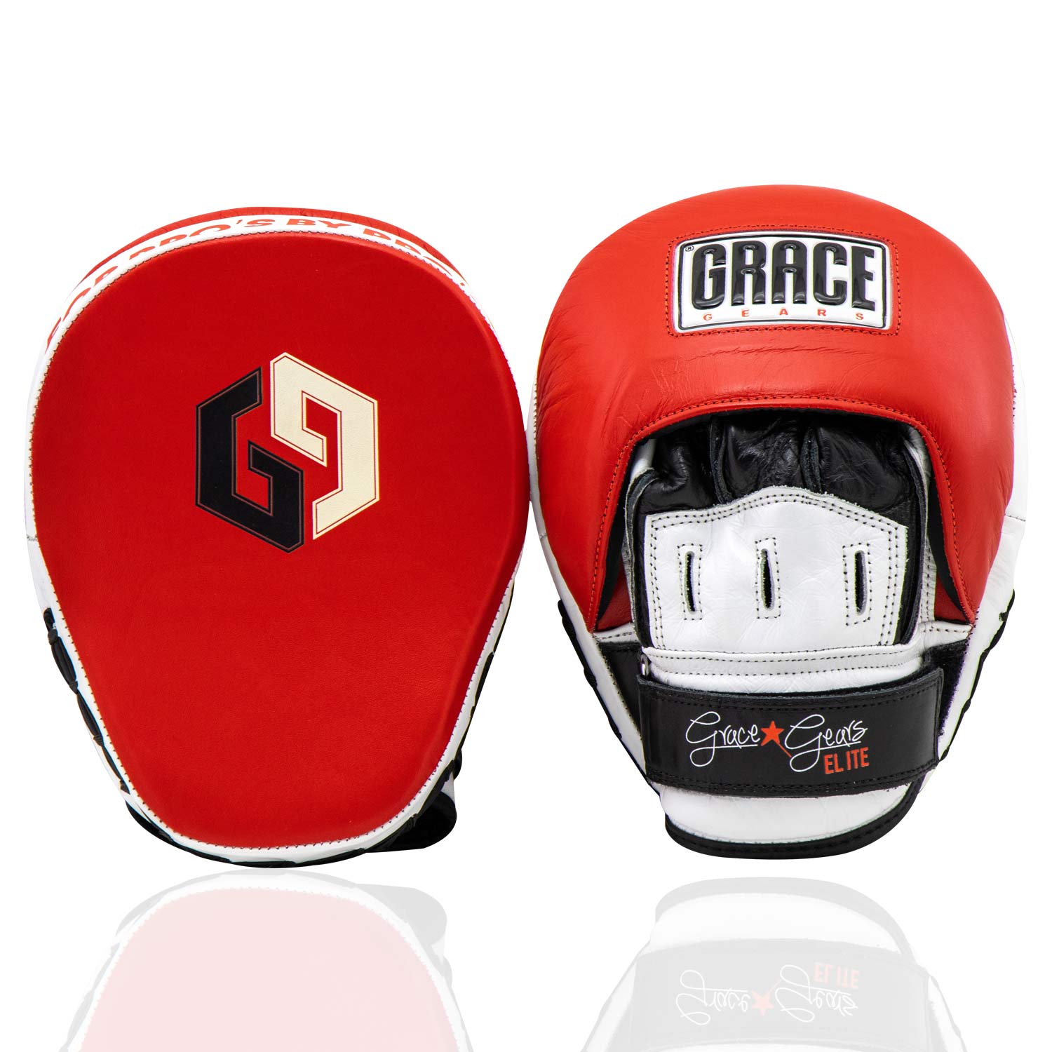 Focus Punch Mitt Elite Red White Black