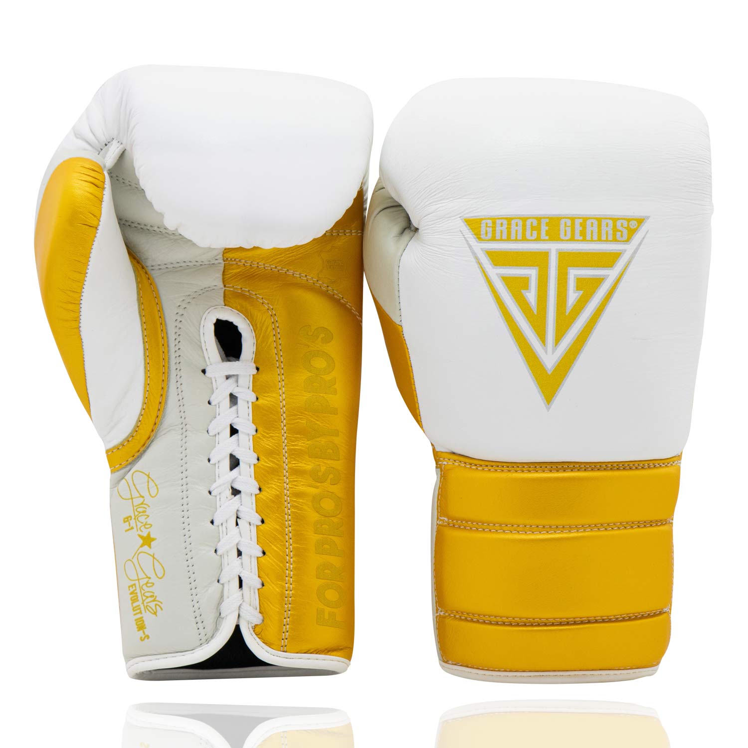 Evolution Sparring Gloves White Gold CoolGrey