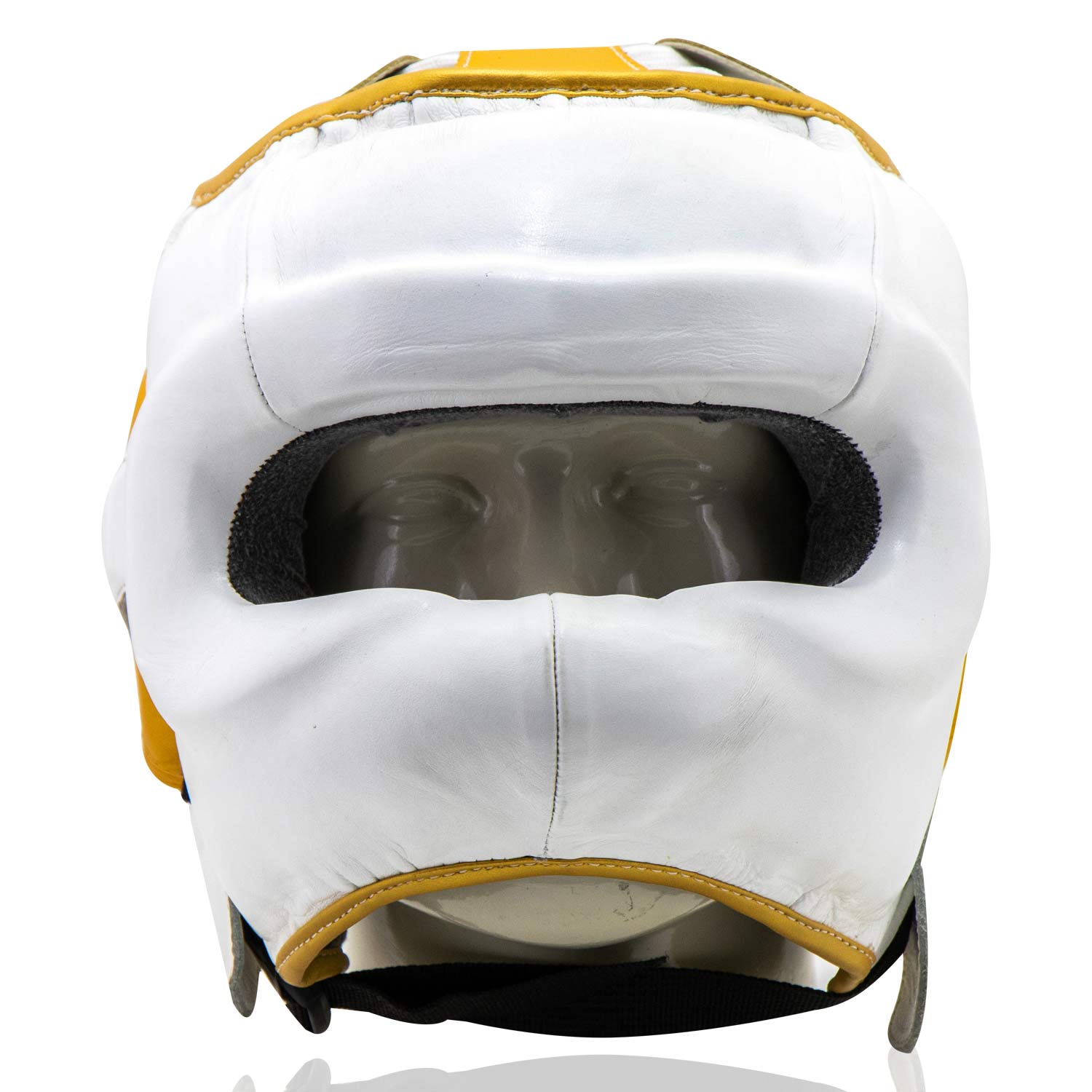 Head Guard Face Protector White Gold