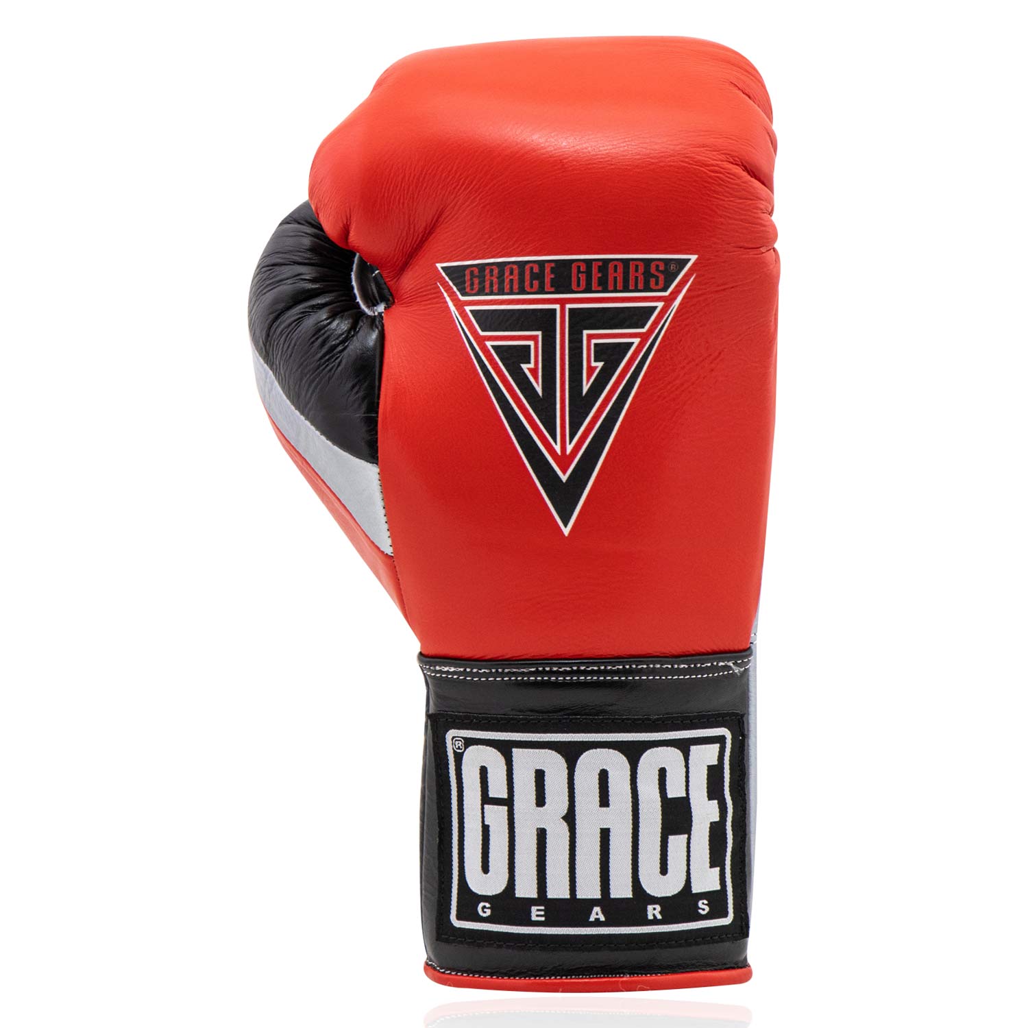 Professional Gloves Red Black Silver