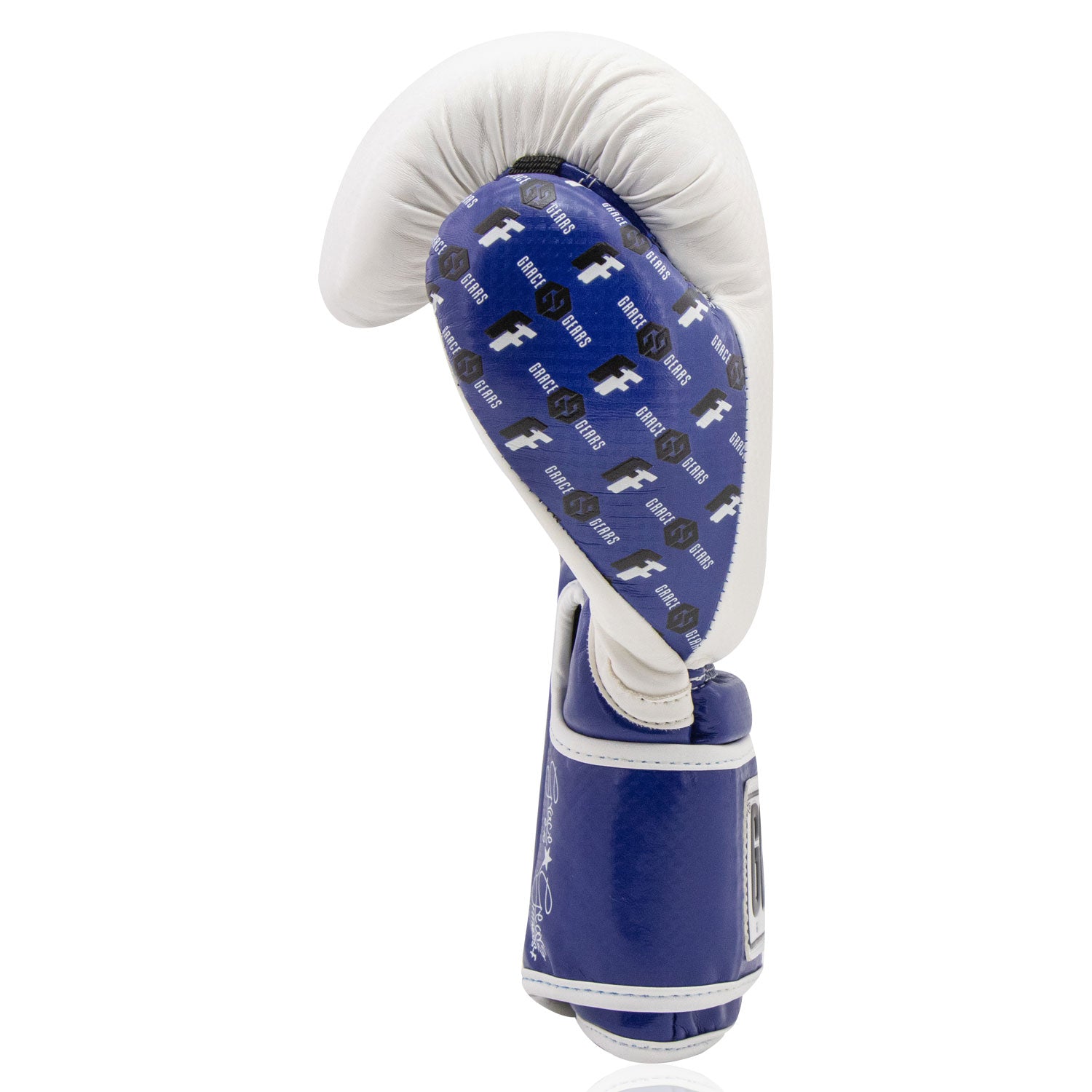 Fitness First Gloves White Blue