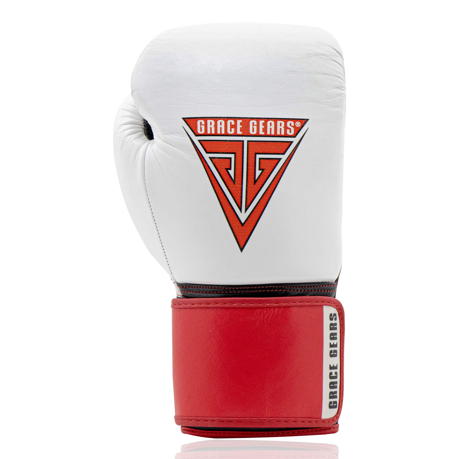 Elite Gloves White Black Red