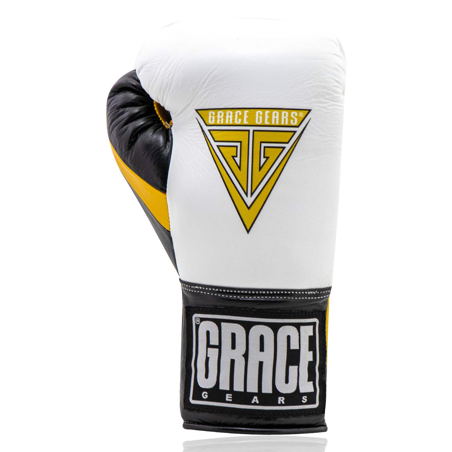 Professional Gloves White Black Gold