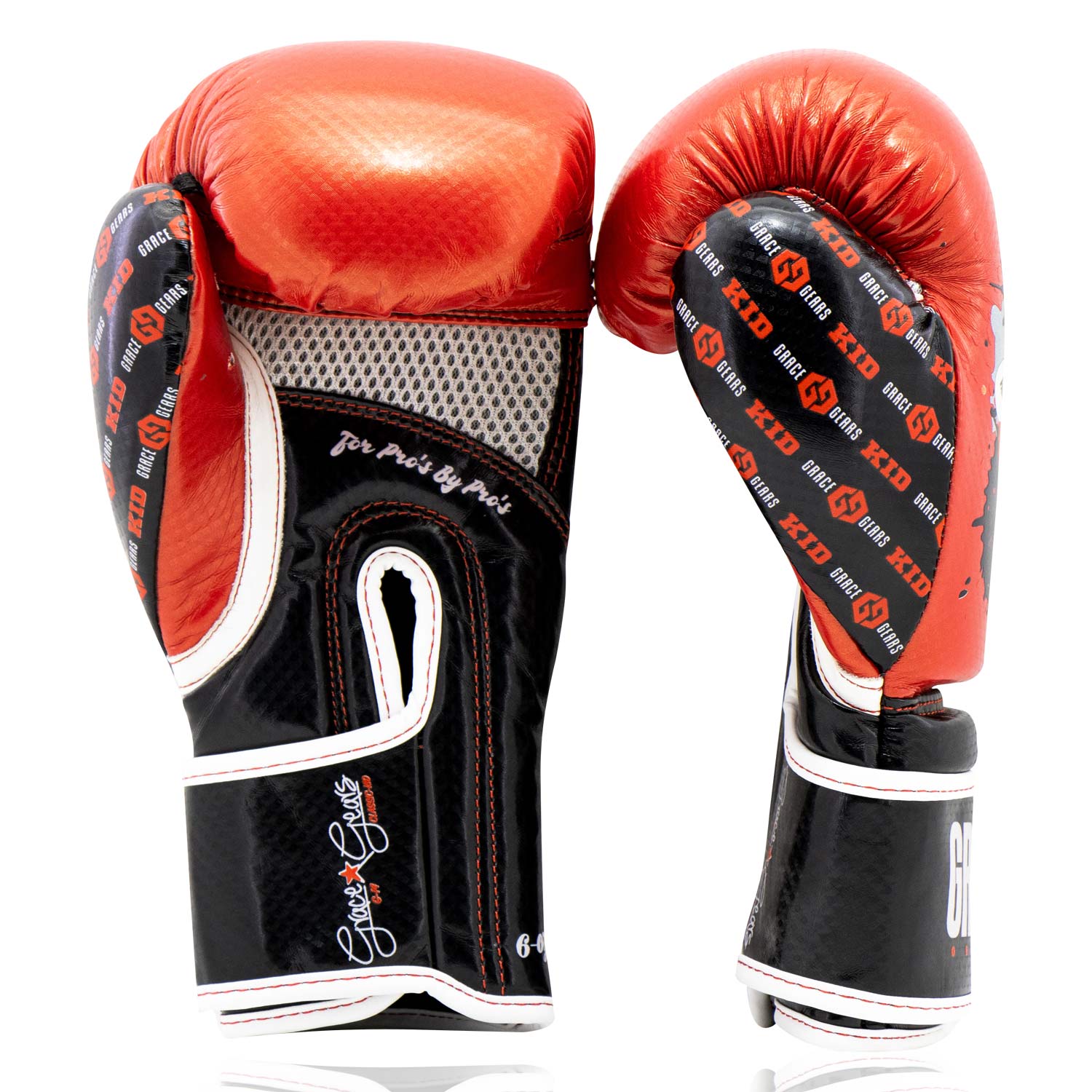 Classic Kid Gloves Red Black