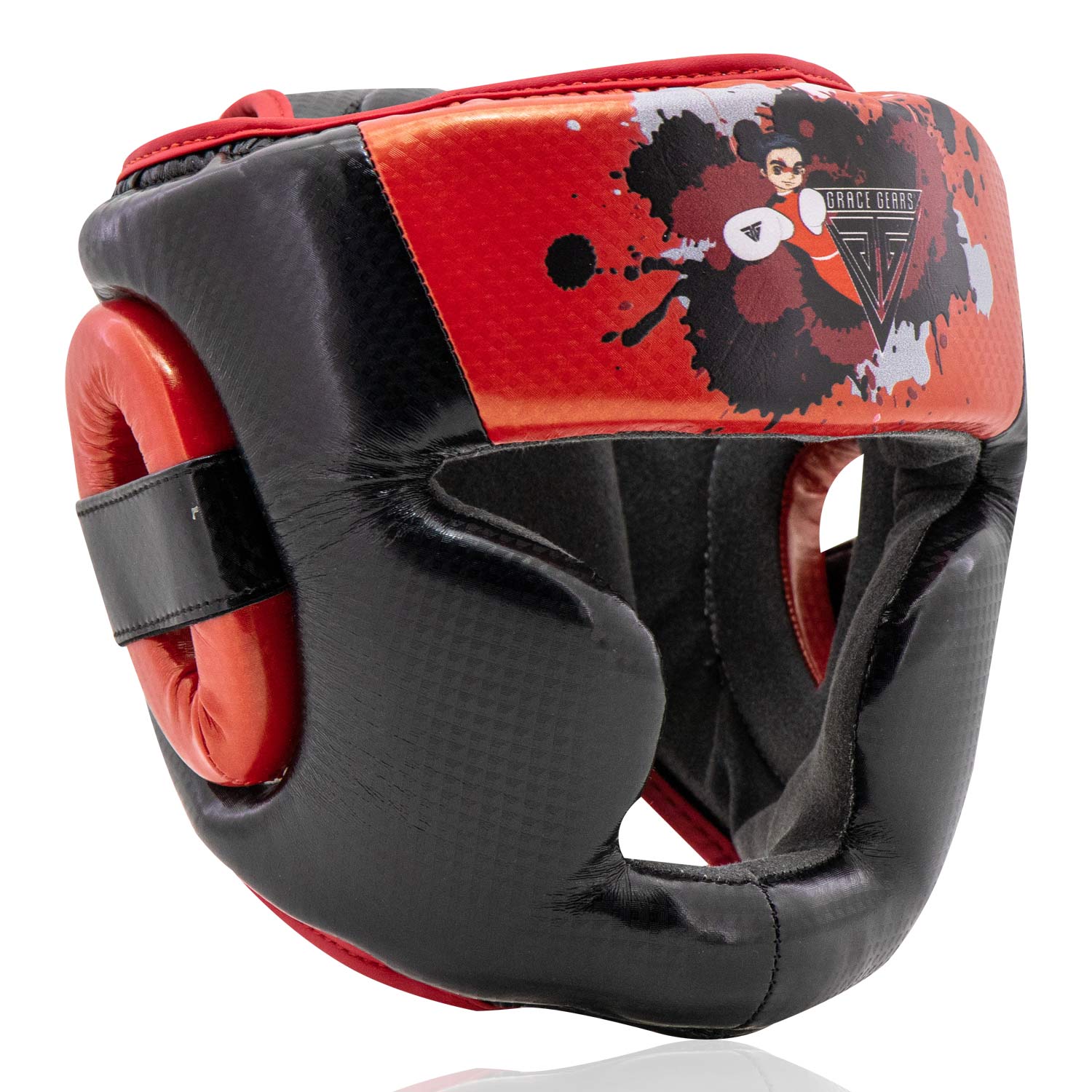 Kid Head Guard Classid Kid Red Black