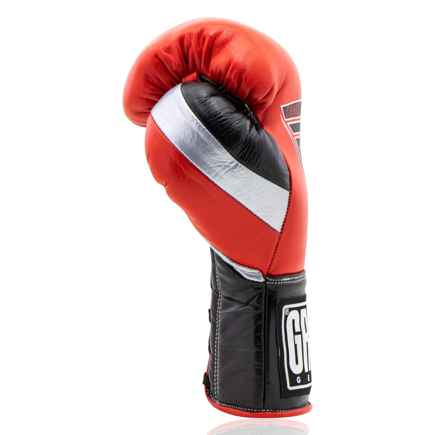 Professional Gloves Red Black Silver