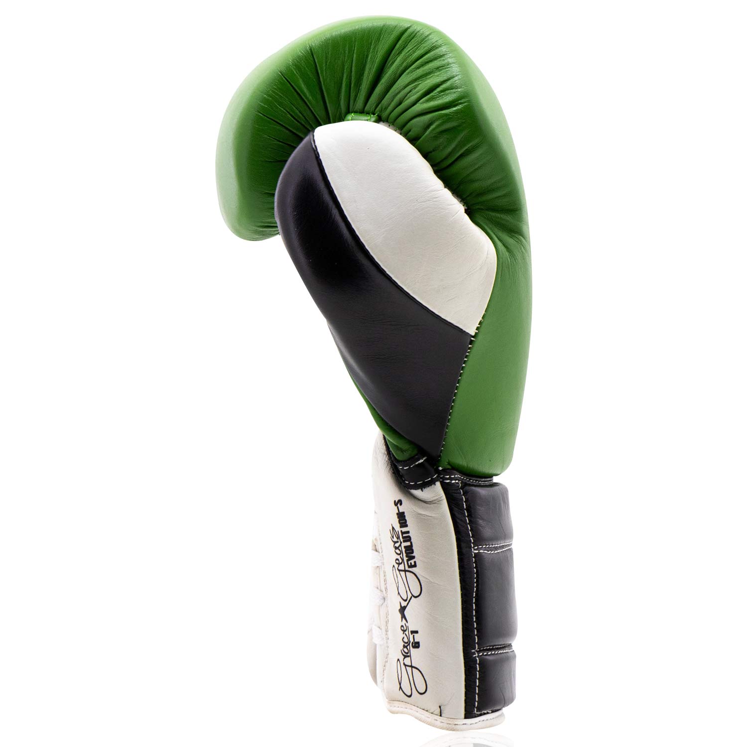 Evolution Sparring Gloves Green Black Cool Grey