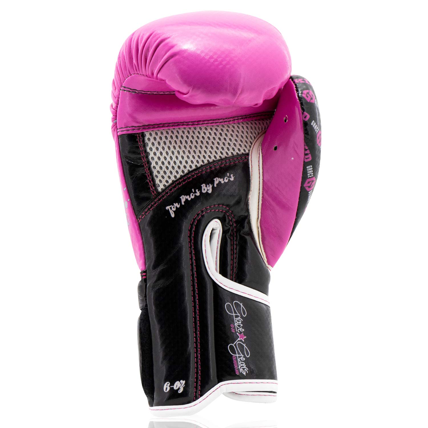 Classic Kid Gloves Pink Black