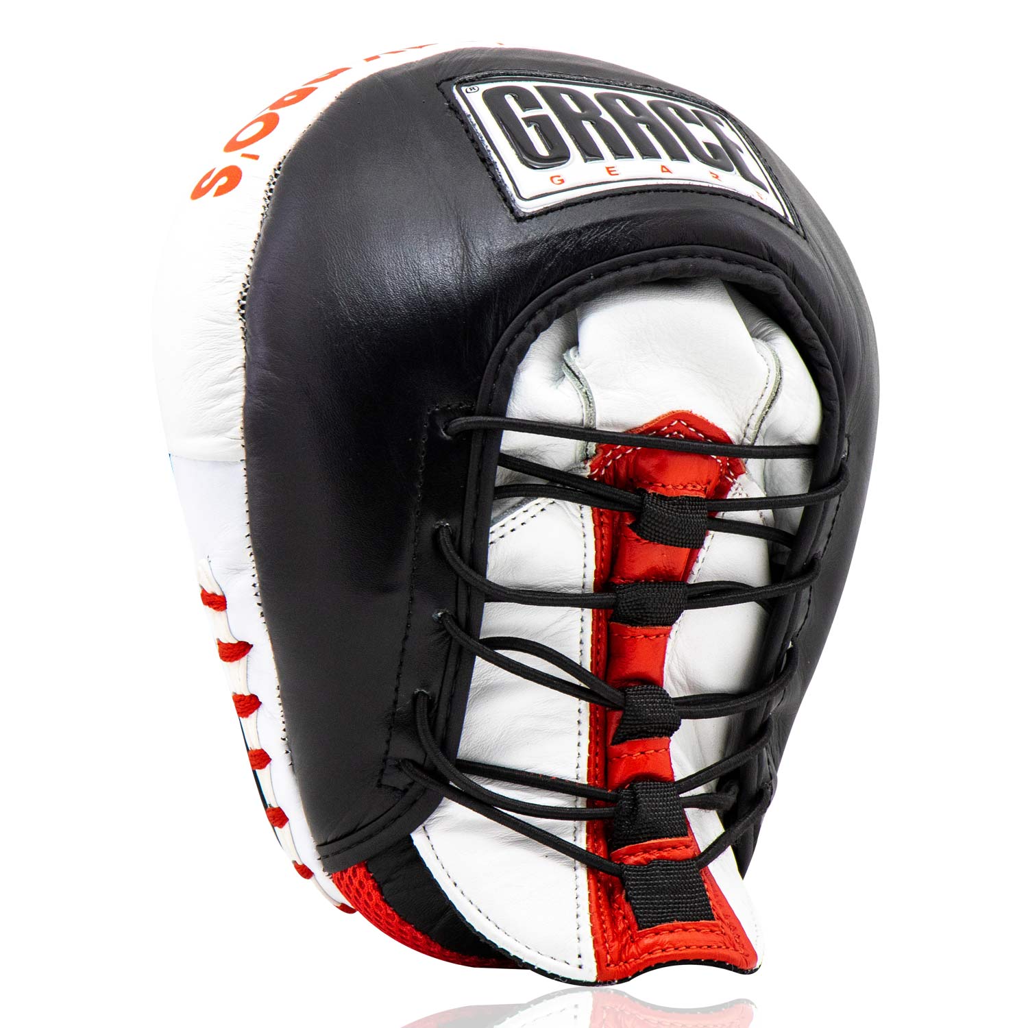 Focus Punch Mitt Revolution Black White Red Medium