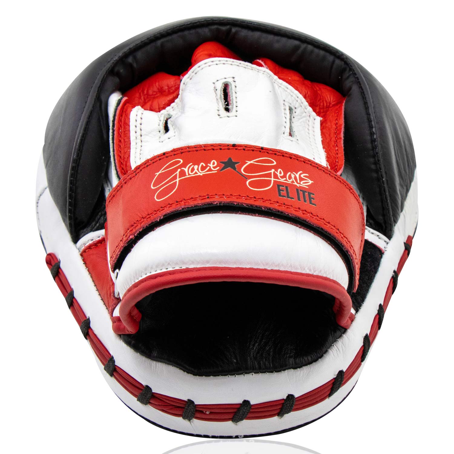 Focus Punch Mitt Elite Black White Red