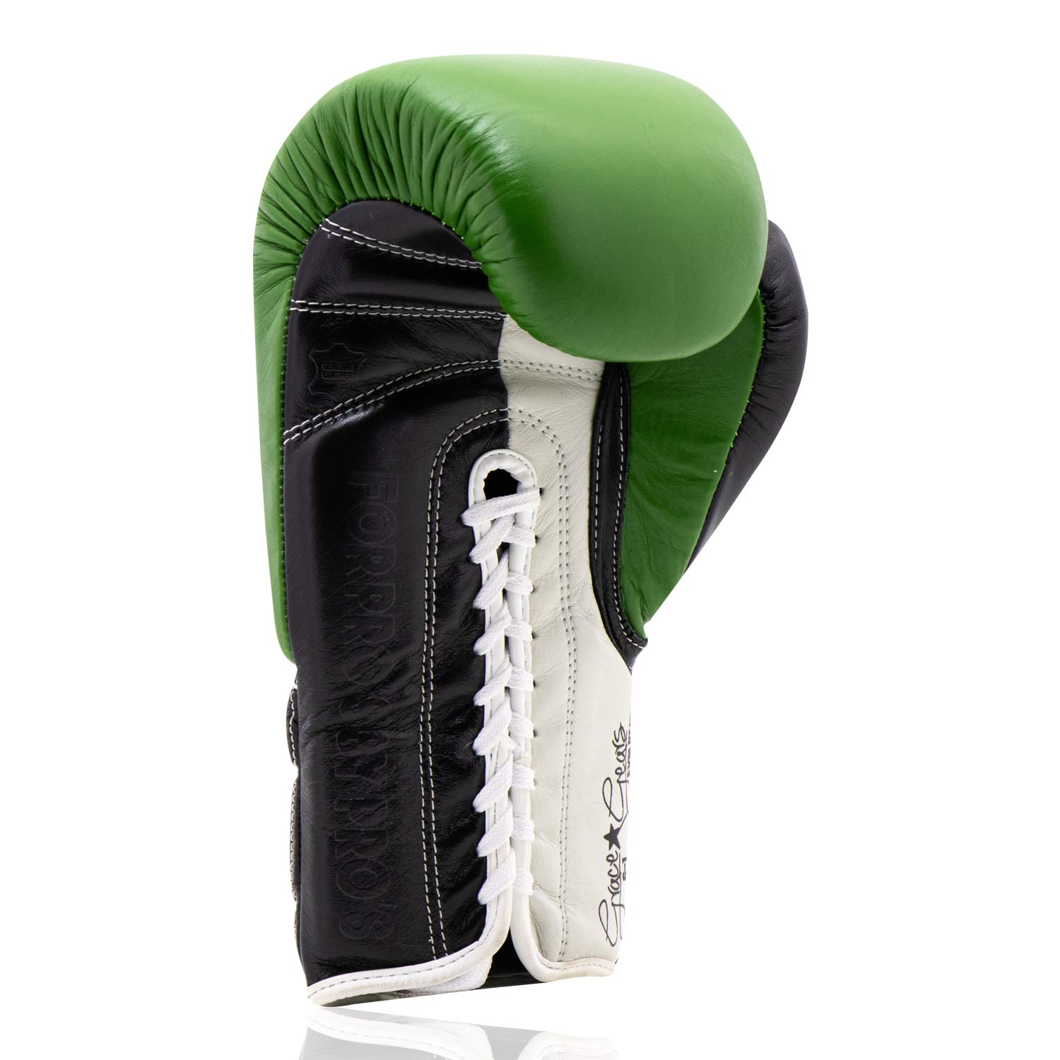 Evolution Sparring Gloves Green Black Cool Grey