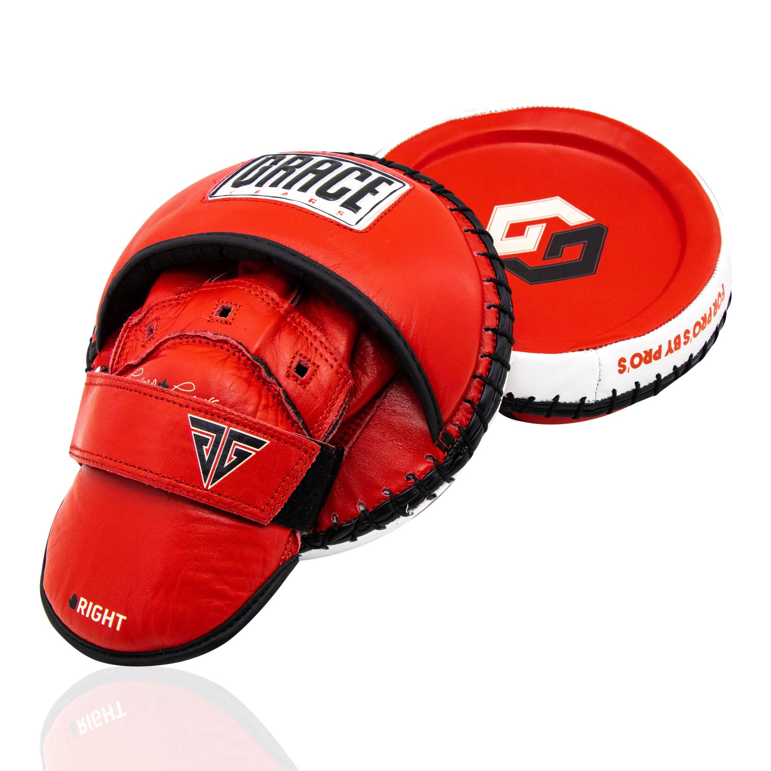 Focus Punch Mitt Sniper Red White