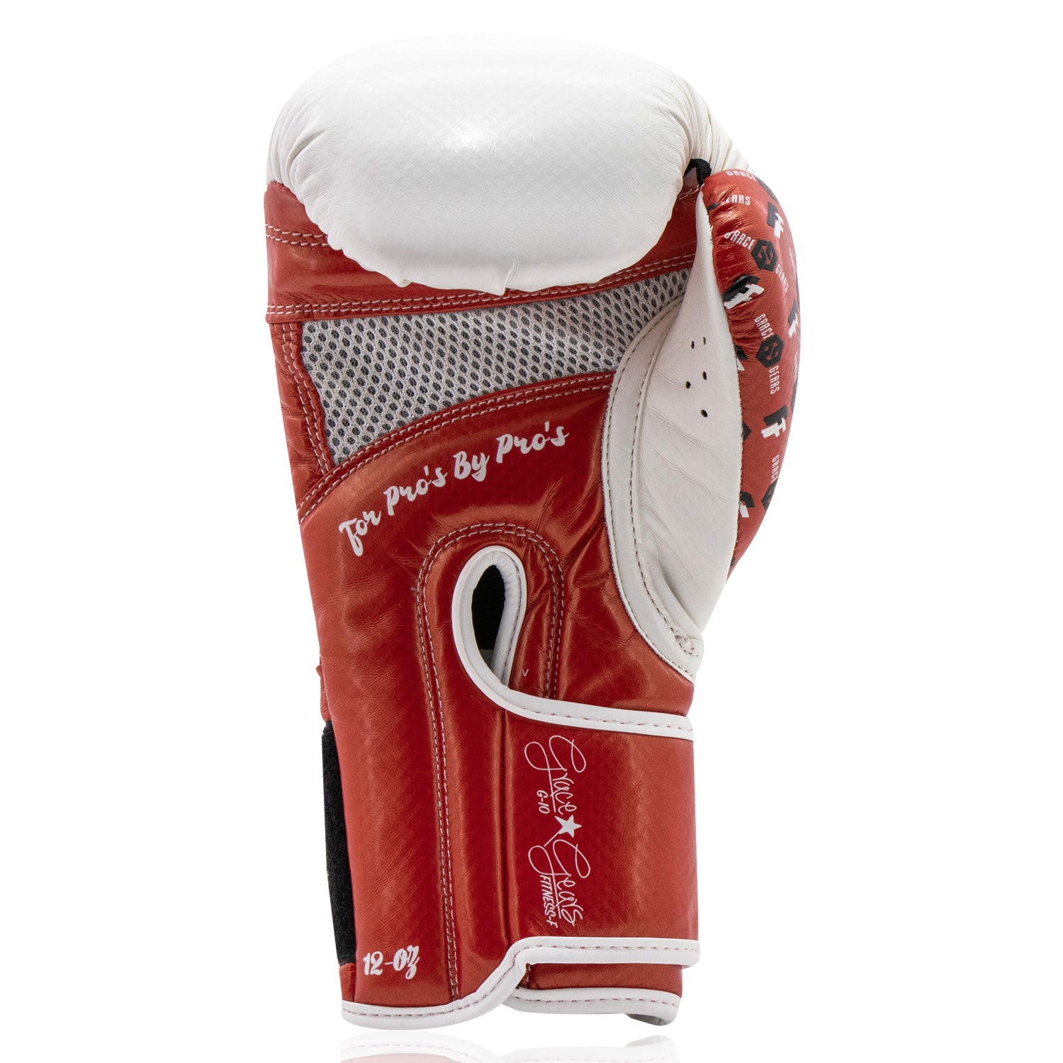 Fitness First Gloves White Red