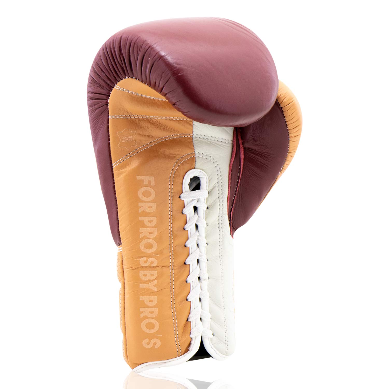 Evolution Sparring Gloves Maroon Peach CoolGrey