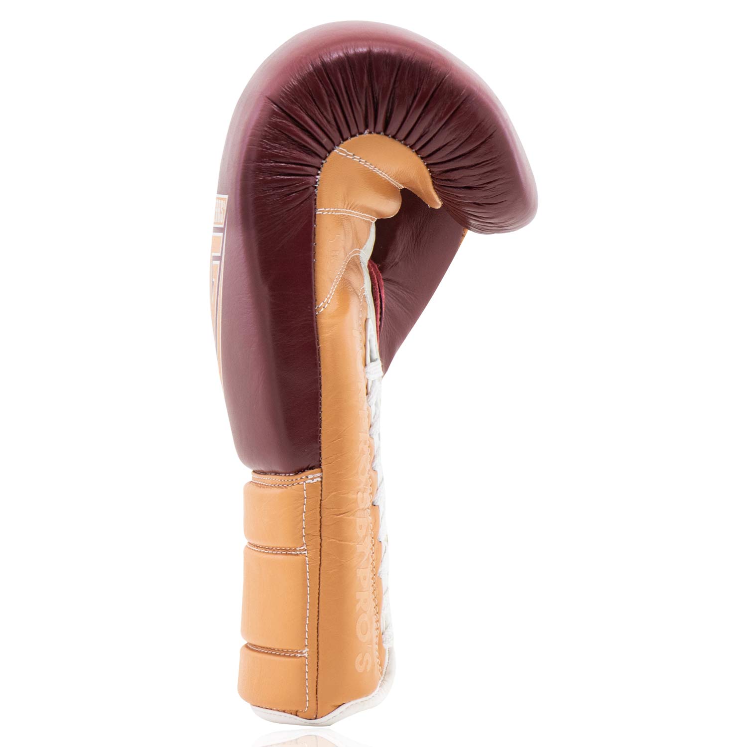 Evolution Sparring Gloves Maroon Peach CoolGrey